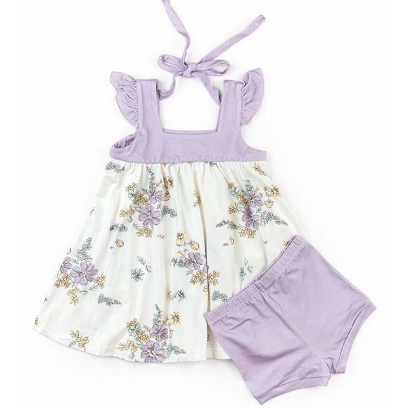 Omi Jo Well Dressed Wolf Aunt Heart Tunic Set Spring Floral 24M - Picture 1 of 7